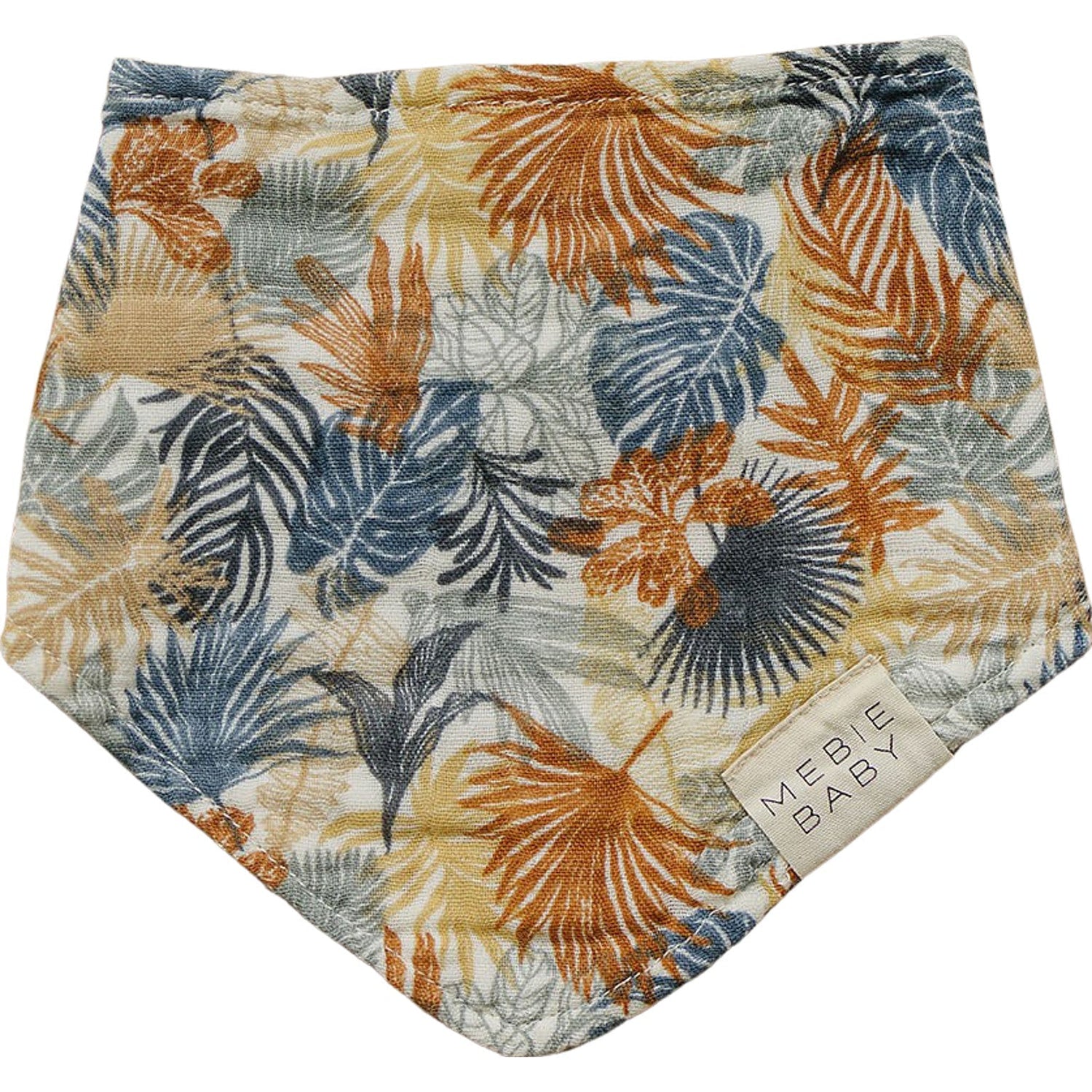 Mebie Baby Paradise Palms Muslin Bib Mebie Baby Triangle Absorbent - 