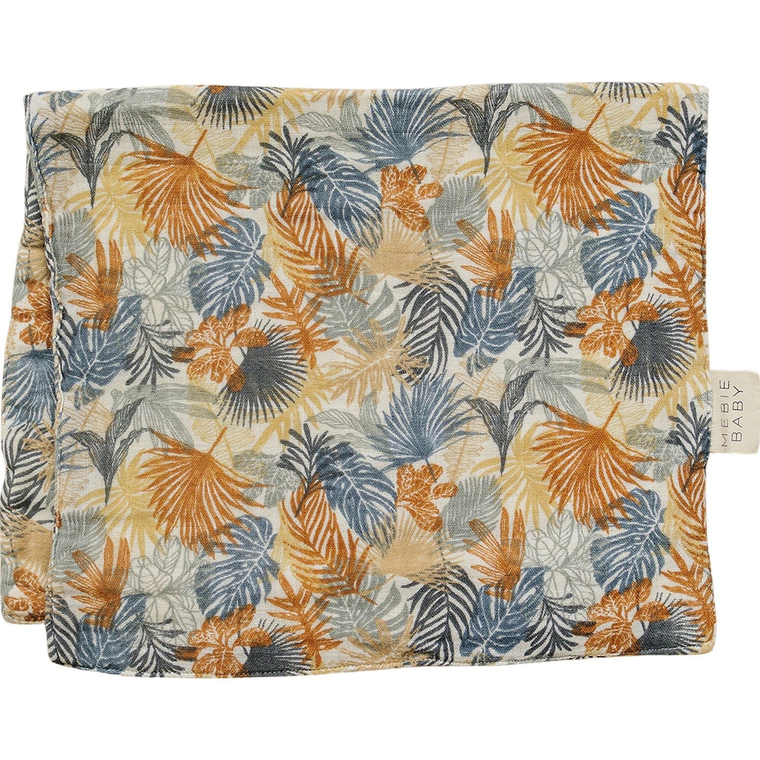 Mebie Baby Paradise Palms Muslin Burp Cloth by Mebie Baby Soft Absorbent - 