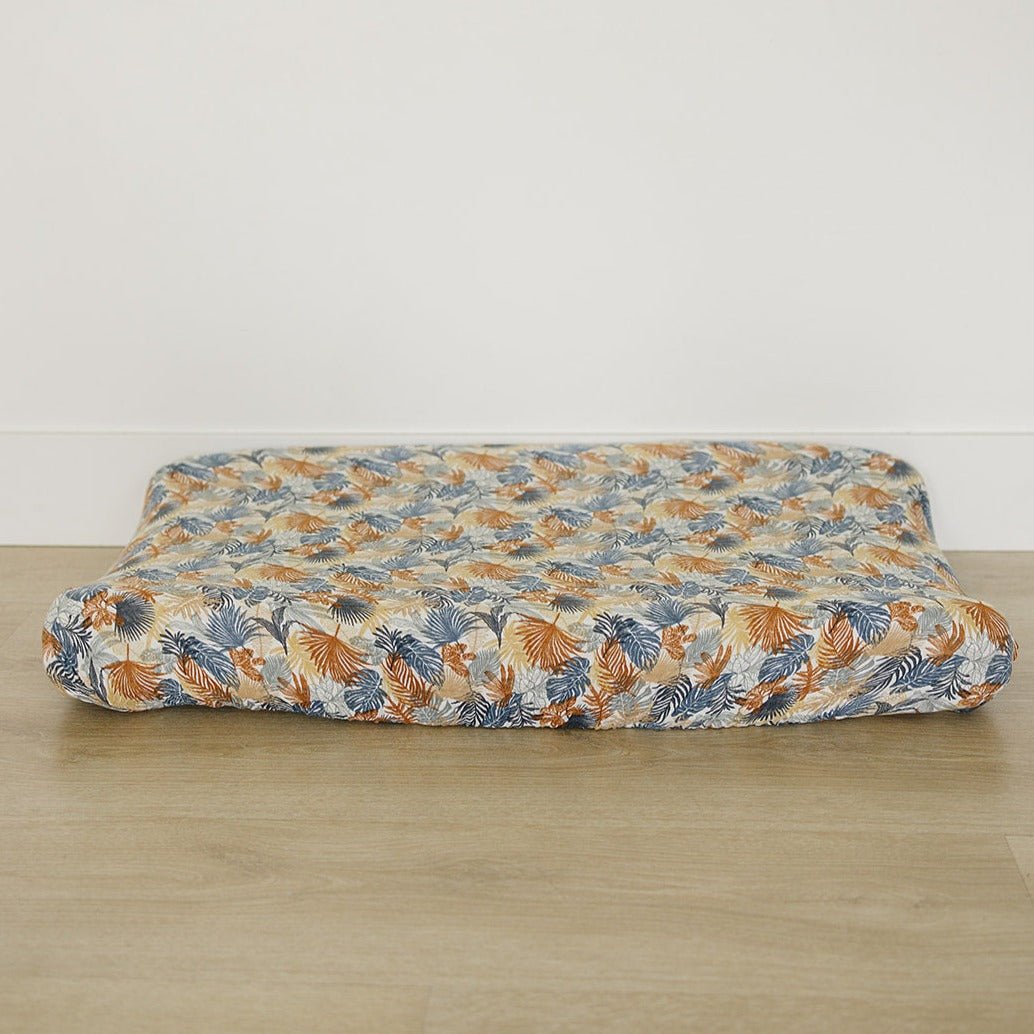 Mebie Baby Paradise Palms Muslin Changing Pad Cover Mebie Baby - 