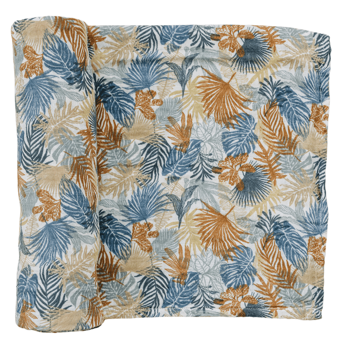 Mebie Baby Paradise Palms Muslin Swaddle Blanket - 
