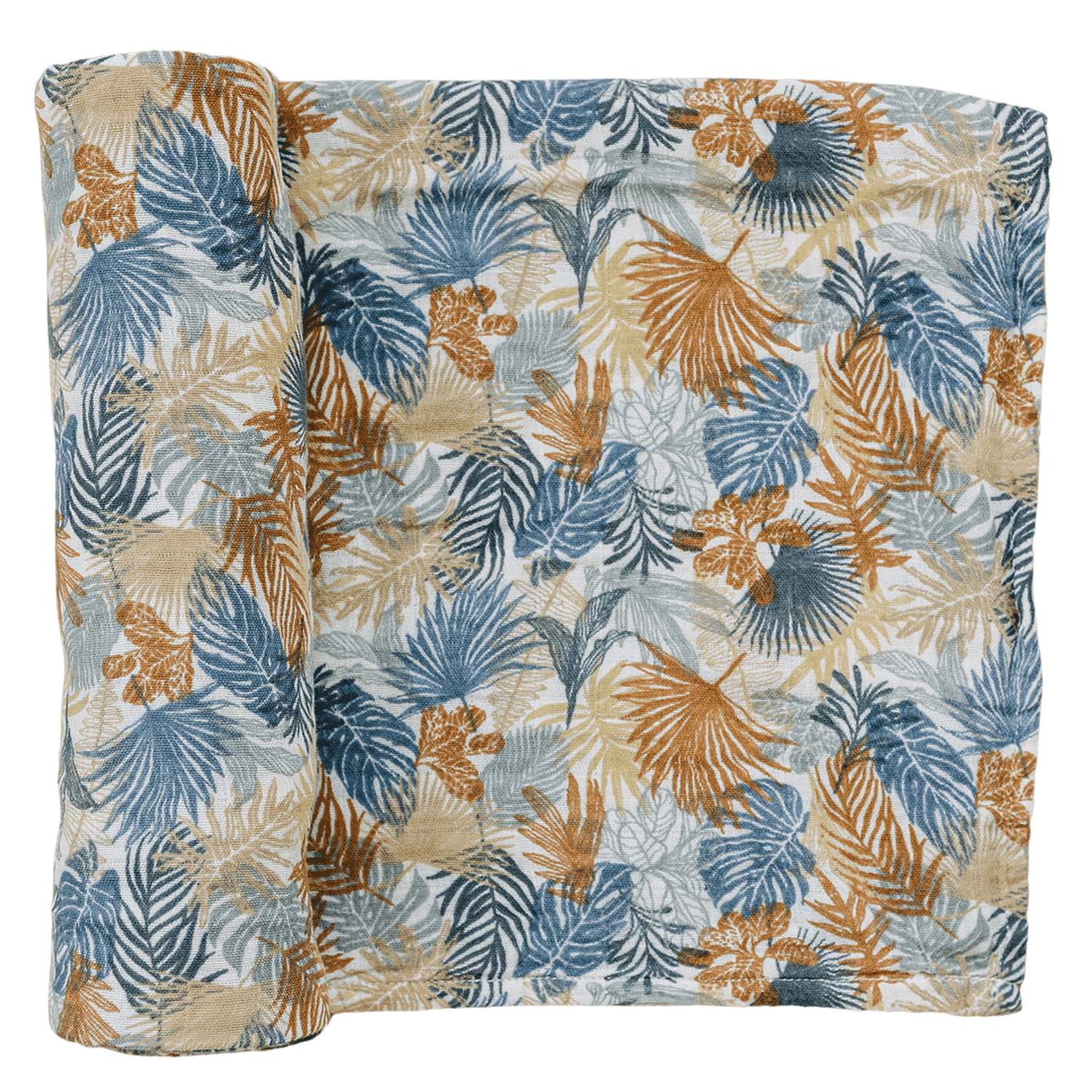 Mebie Baby Paradise Palms Muslin Swaddle Blanket - 