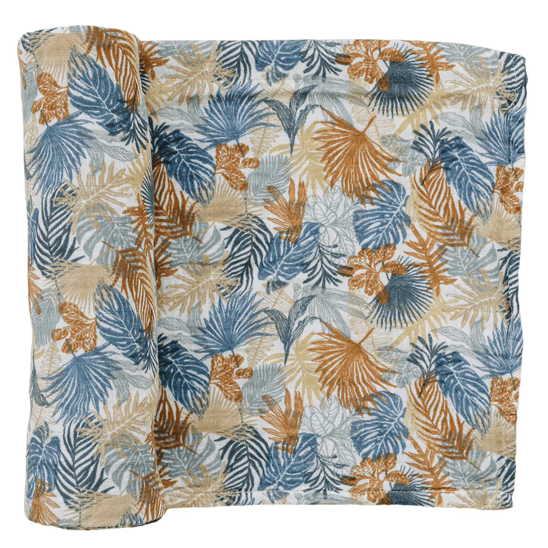 Mebie Baby Paradise Palms Muslin Swaddle Blanket - 