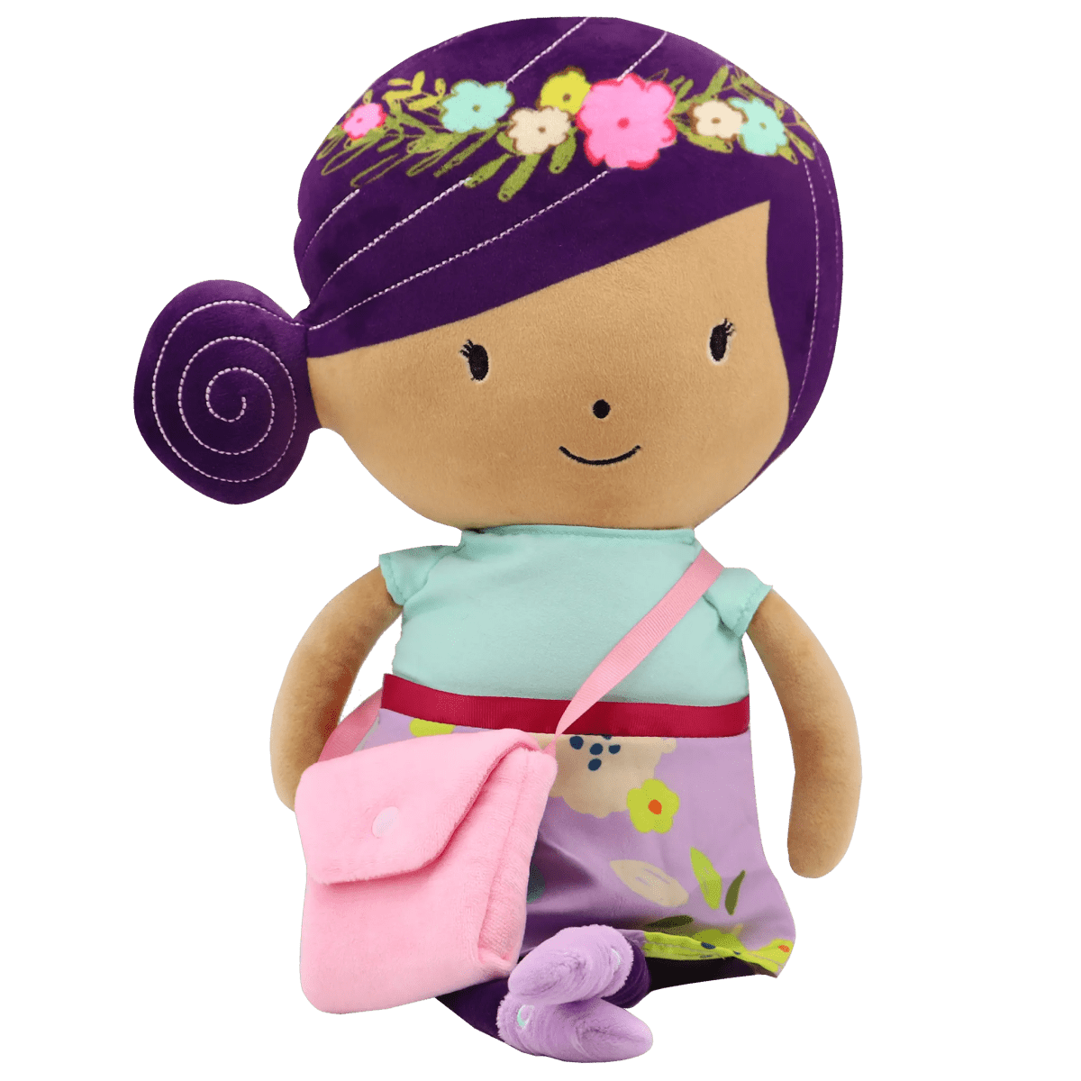 Goosewaddle® | Newborn Baby Blankets Toys Teethers Bibs & More Parker Woodland Princess Plush Doll with Inspiring Design