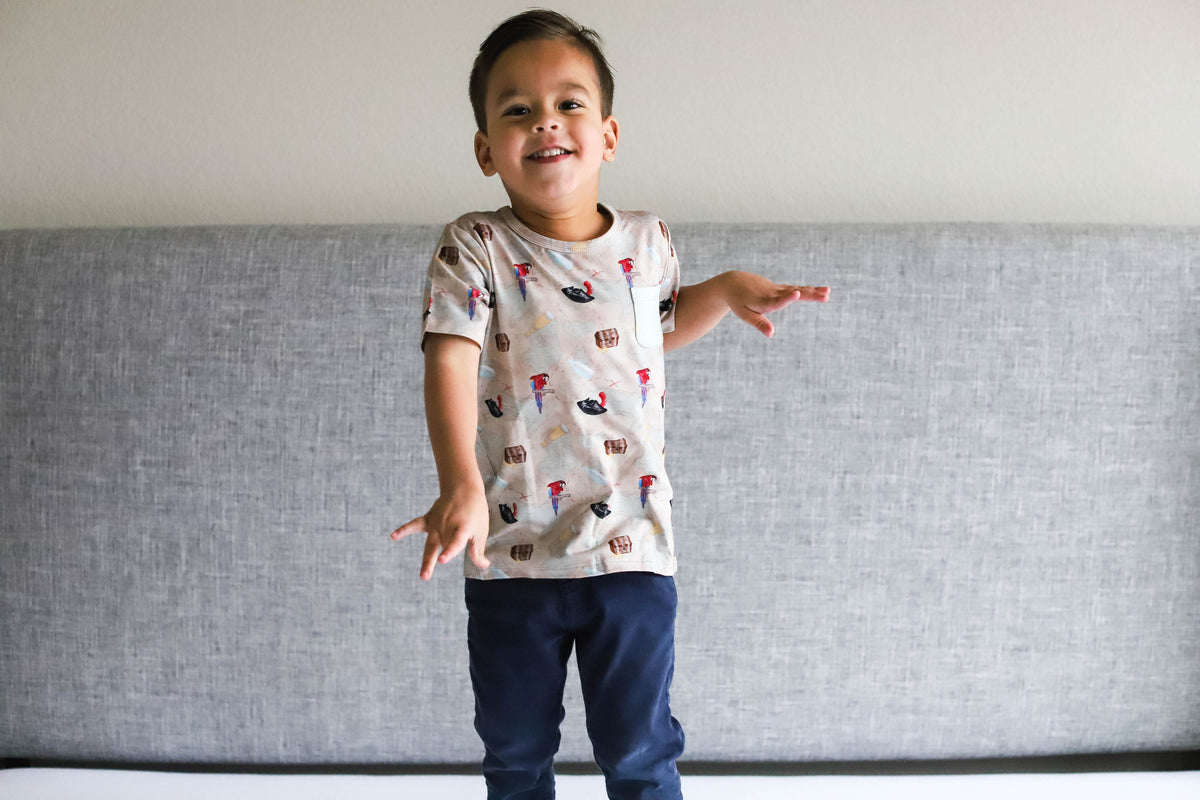 DREAM BIG LITTLE CO PARROT BAY DREAM POCKET TEEEveretts Place