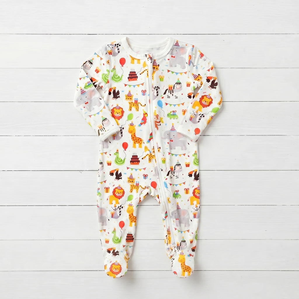 Party Animals Footie by Bestaroo