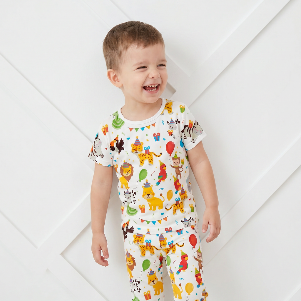 Party Animals S/S Pajama by Bestaroo