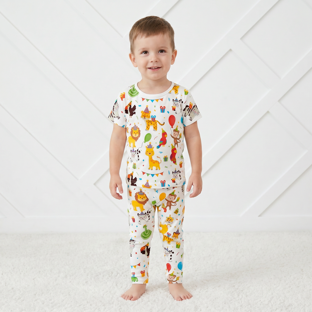 Party Animals S/S Pajama by Bestaroo