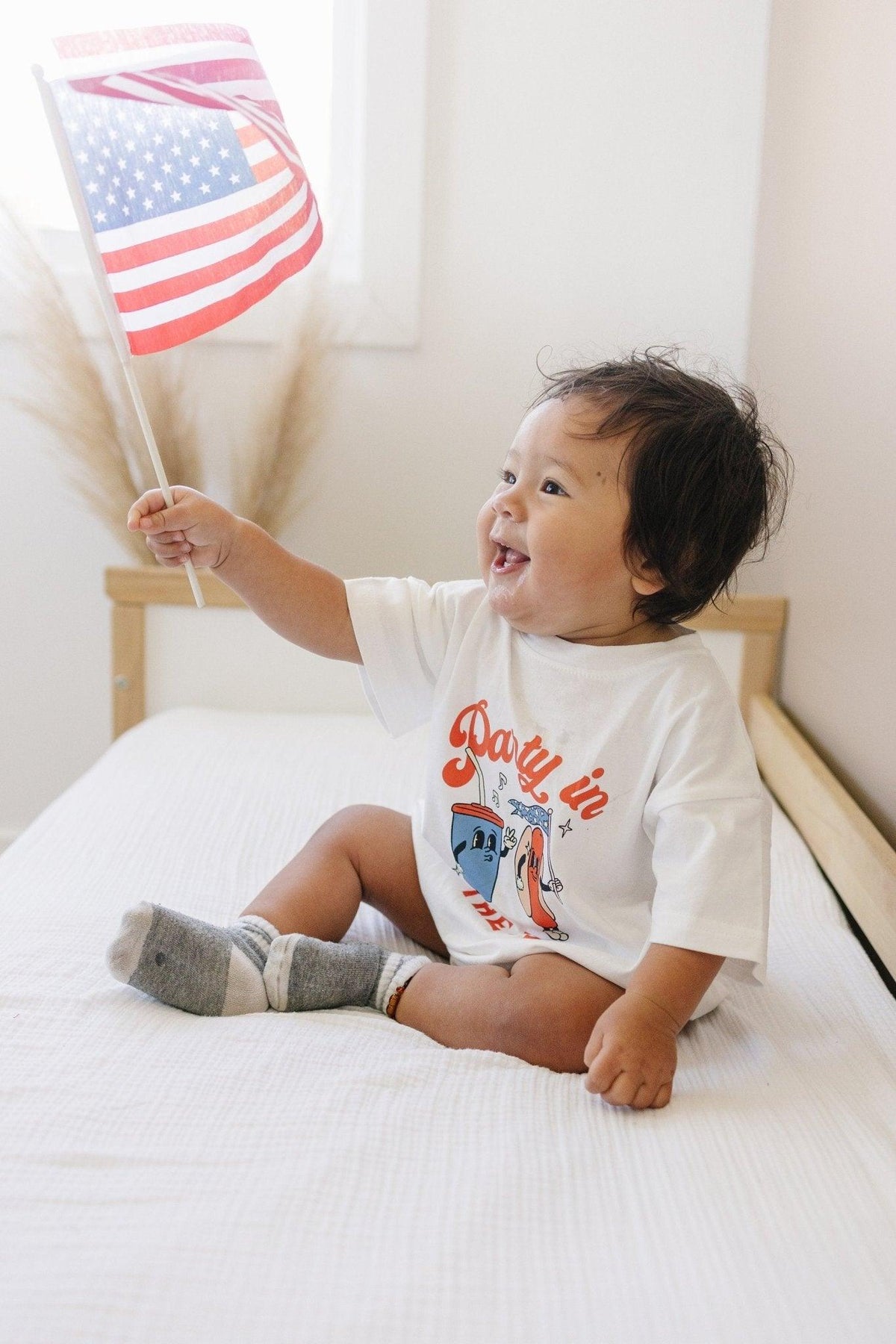 Little Joy Co. Party in the USA T-Shirt Romper