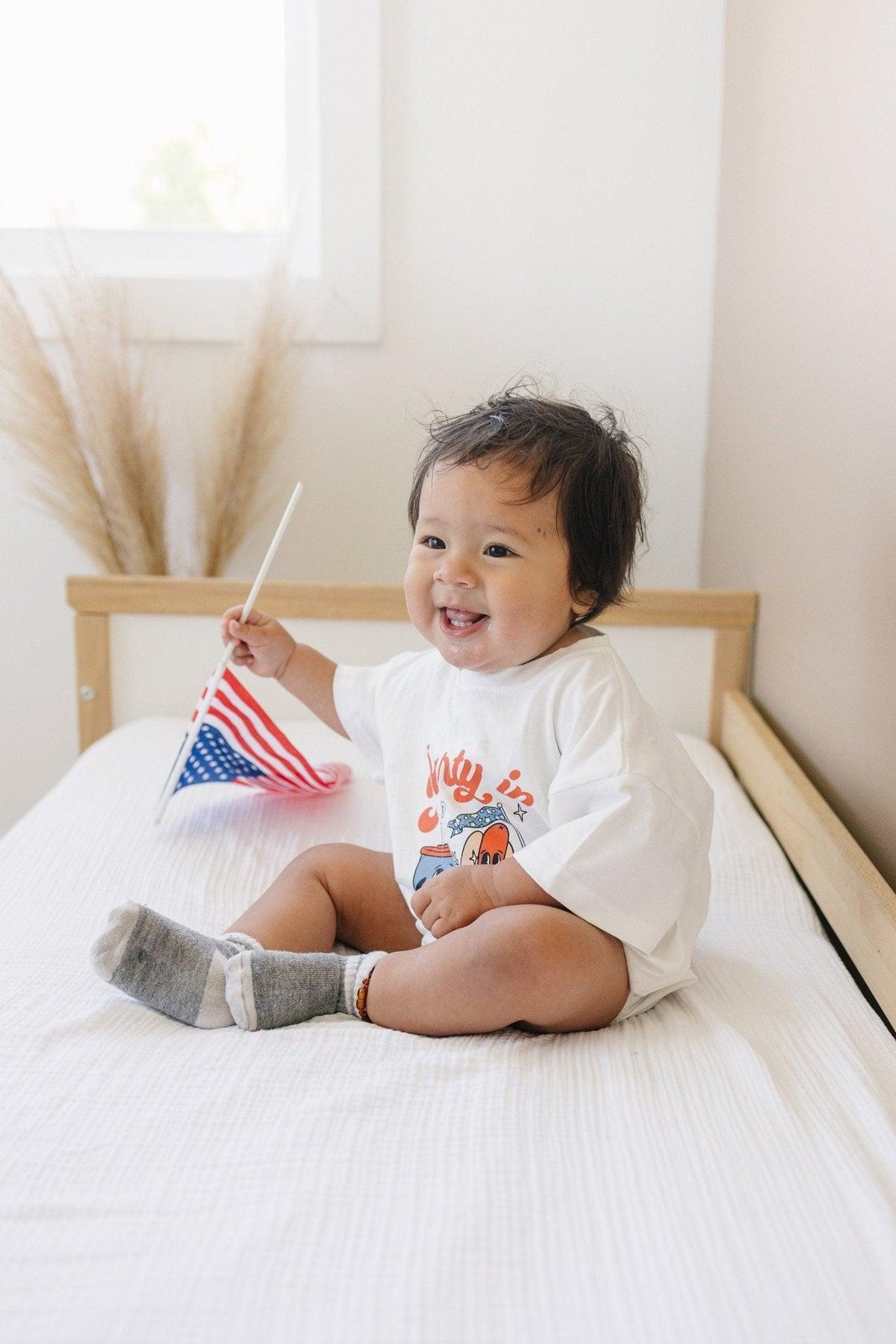 Little Joy Co. Party in the USA T-Shirt Romper