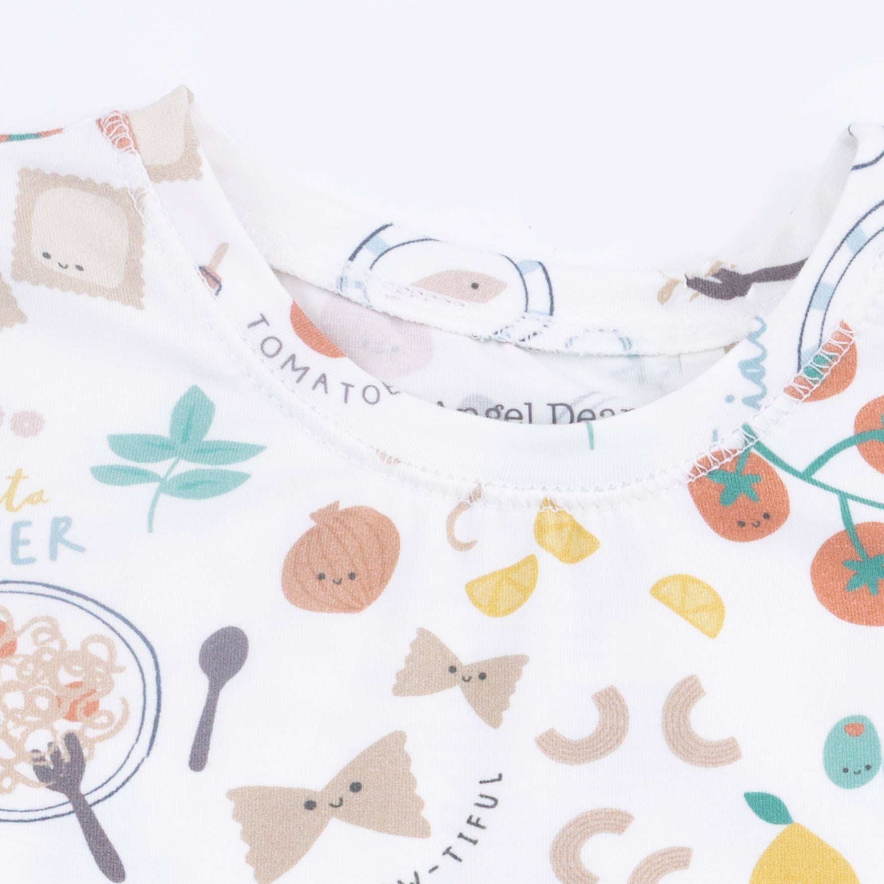 Angel Dear Pasta Lovers - Short Sleeve Loungewear SetEveretts Place