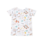 Angel Dear Pasta Lovers - Short Sleeve Loungewear Set - 