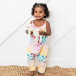 Bestaroo Pastel Checks Jumpsuit - 