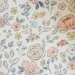 Little Joy Co. Pastel Floral Ikea Antilop Cushion Cover White Wipeable - Everetts Place Boutique - 
