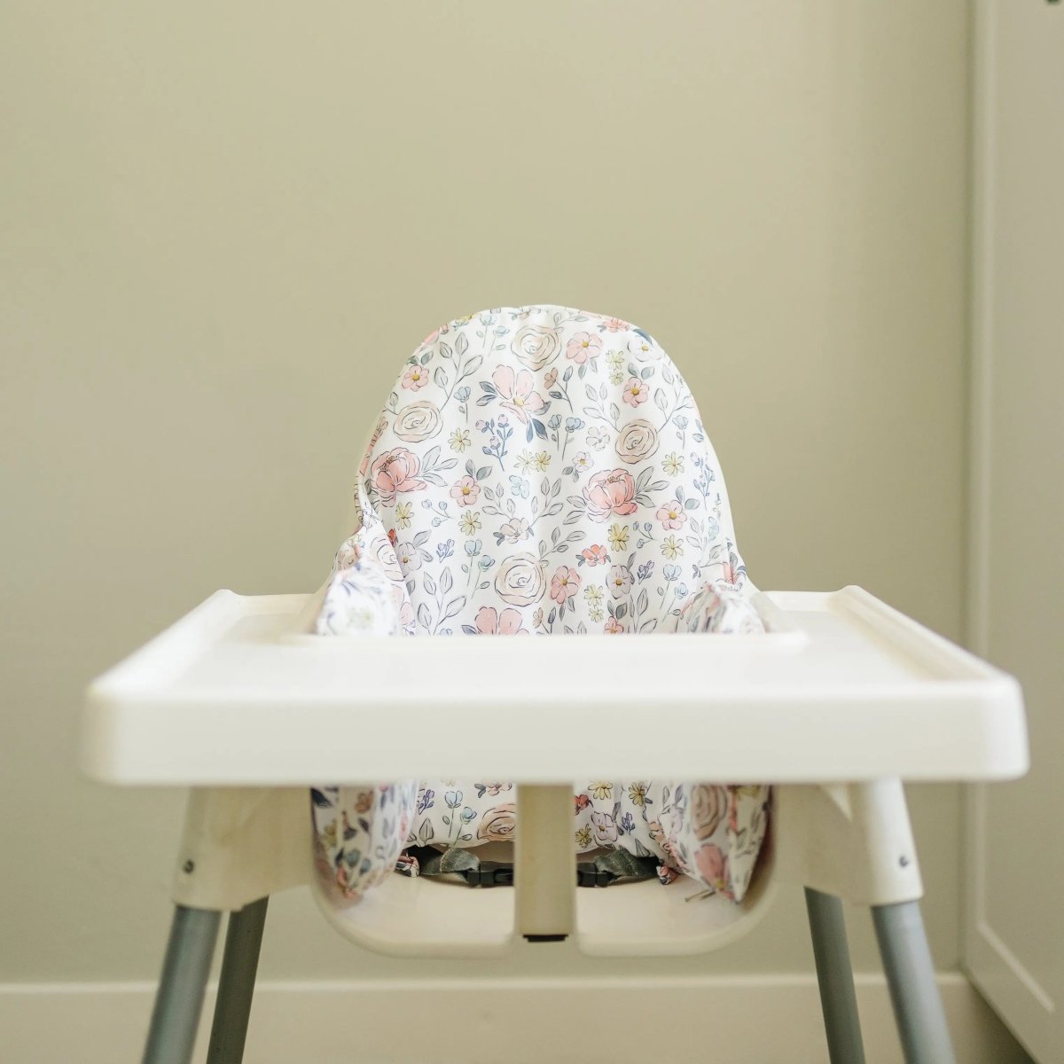 Little Joy Co. Pastel Floral Ikea Antilop Cushion Cover White Wipeable - Everetts Place Boutique - 