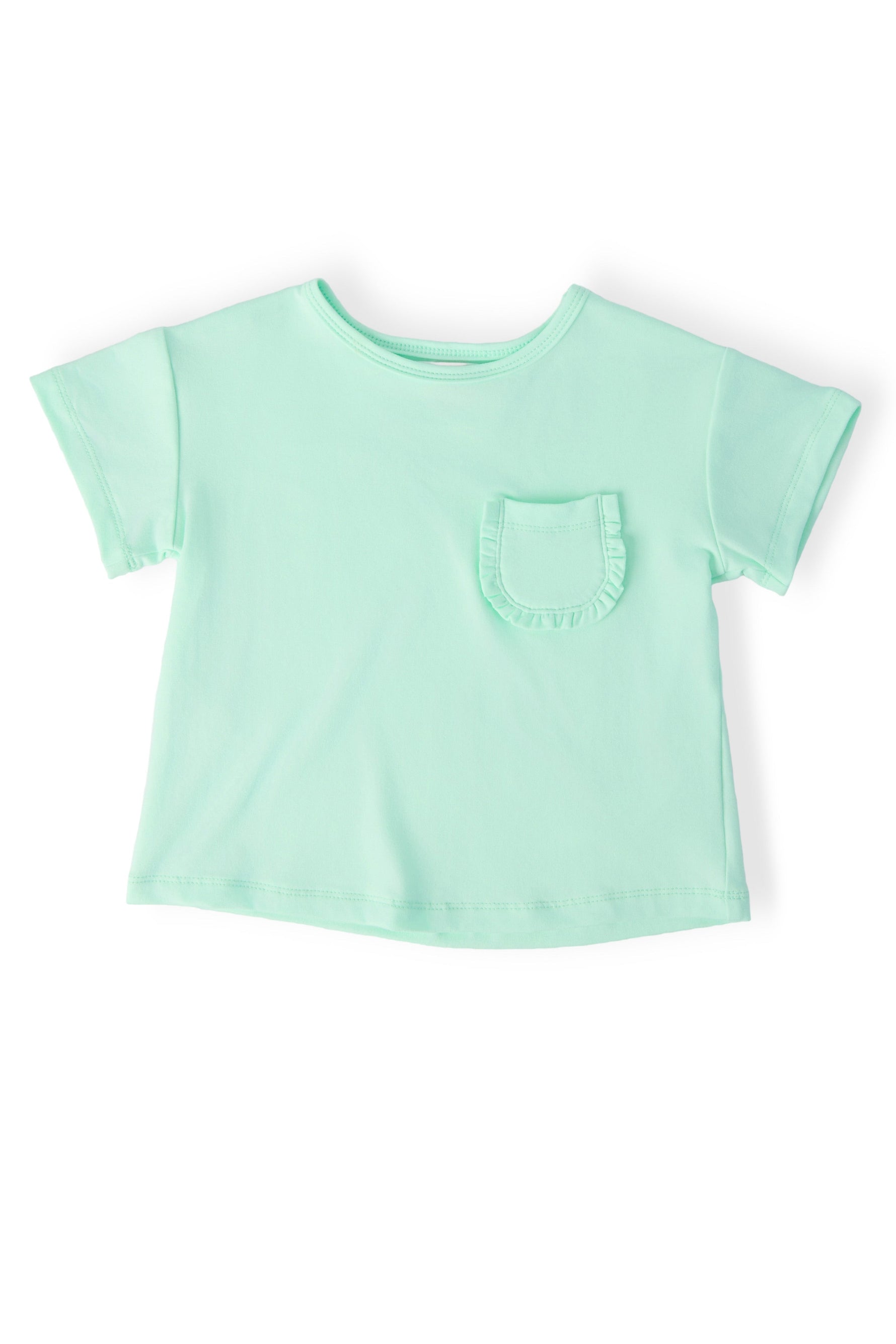 Mila & Rose ® Pastel Green Ruffle Pocket TeeEveretts Place