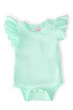 Mila & Rose ® Pastel Green S/S Flutter BodysuitEveretts Place