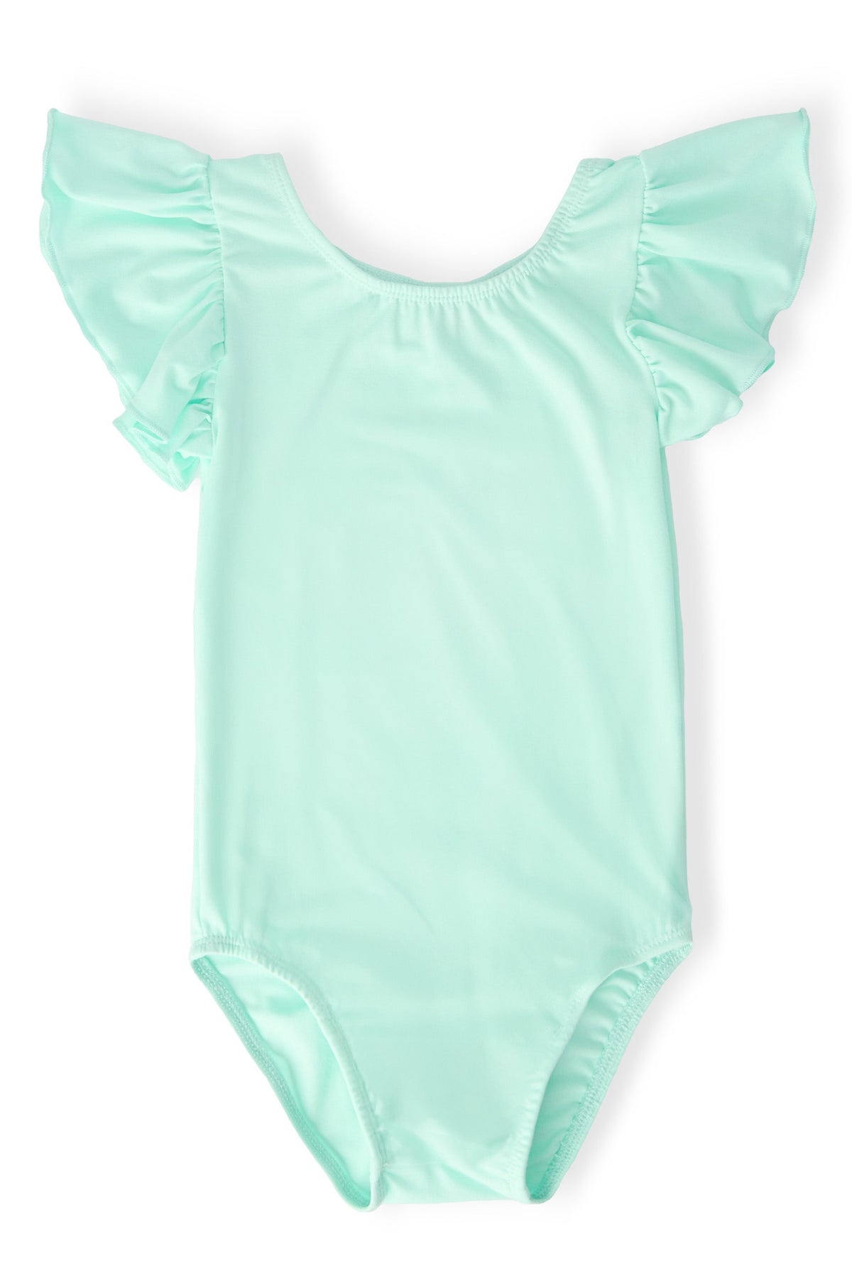 Mila & Rose ® Pastel Green S/S Flutter Sleeve LeotardEveretts Place