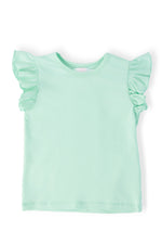 Mila & Rose ® Ruffle Tee for Girls: Perfect Mix of Simple and Girly -