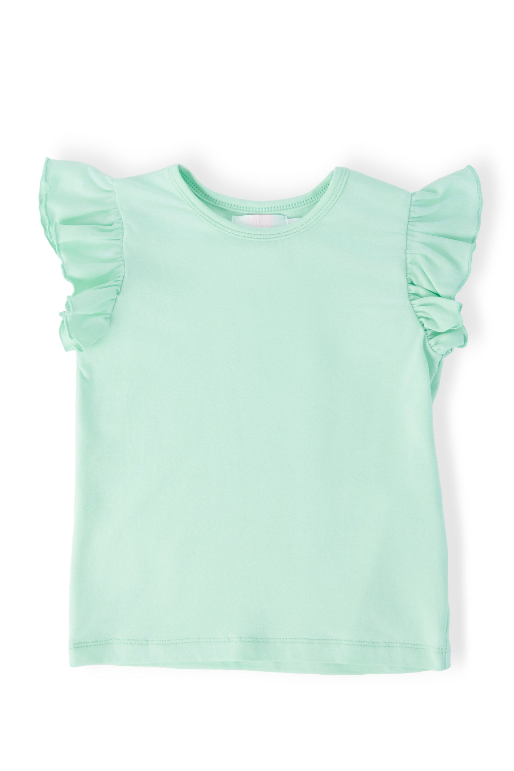 Mila & Rose ® Ruffle Tee for Girls: Perfect Mix of Simple and Girly -