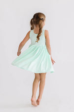Mila & Rose ® Pastel Green Tank Pocket Twirl Dress - 