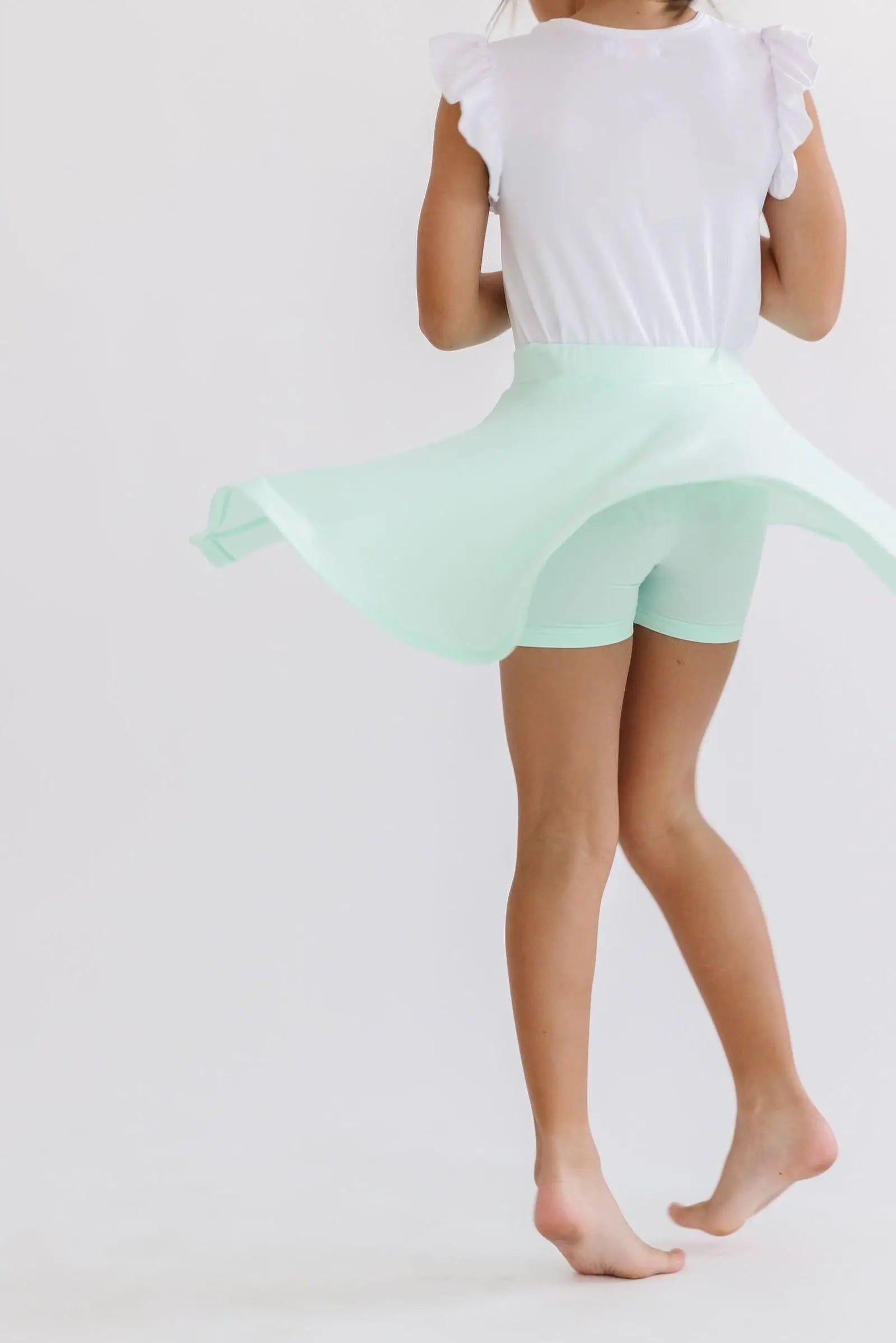 Mila & Rose ® Pastel Green Twirl Skort - 