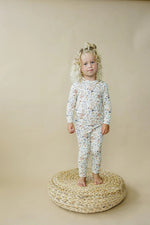 Little Joy Co. Pastel Petals Modal Pajamas 2pc Soft Breathable Nightwear - Everetts Place Boutique - 