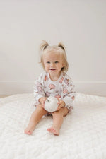 Little Joy Co. Pastel Pumpkins Bamboo Bubble Romper For Newborns Toddlers - Everetts Place Boutique - 