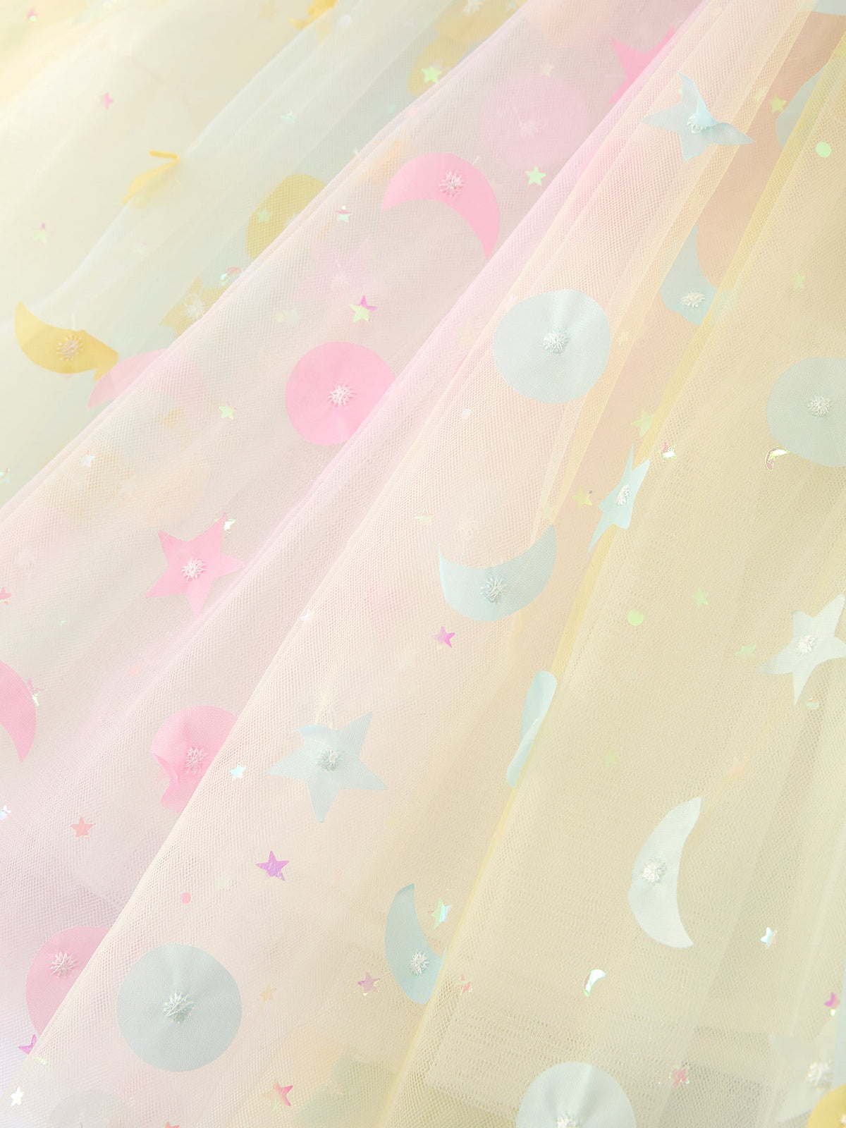Rylee Faith Designs Pastel Rainbow Sequin Tulle Party Girls DressEveretts Place