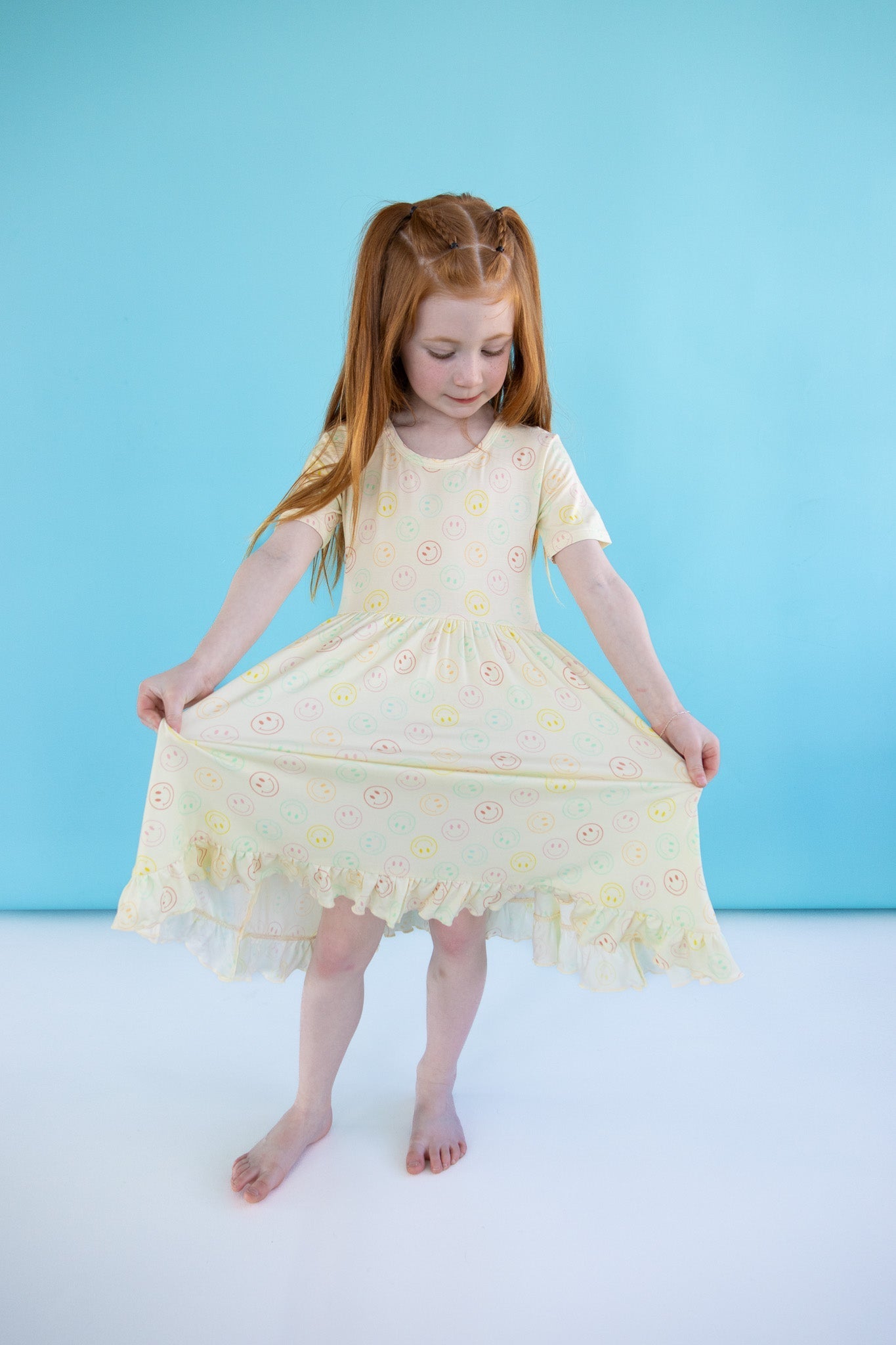 DREAM BIG LITTLE CO PASTEL SMILES DREAM RUFFLE DRESSEveretts Place