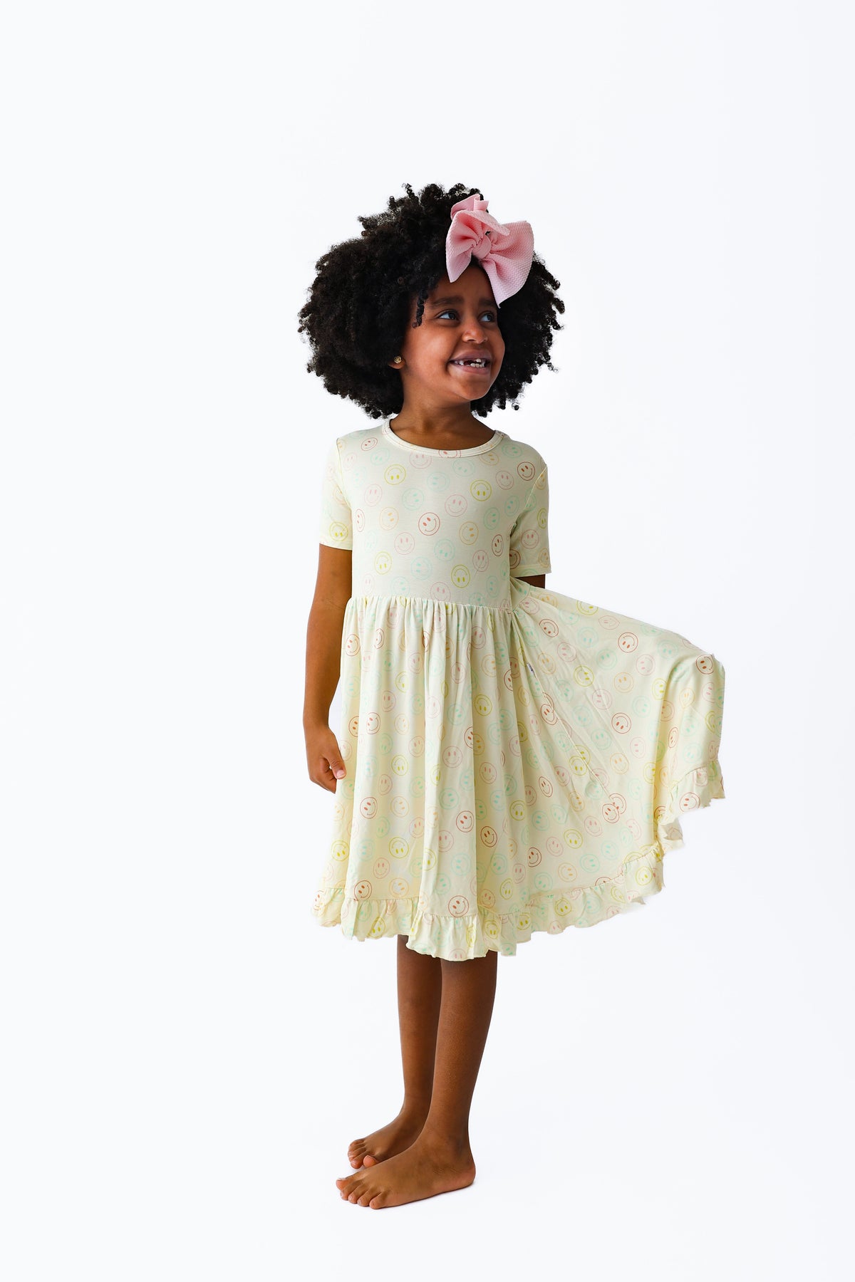 DREAM BIG LITTLE CO PASTEL SMILES DREAM RUFFLE DRESSEveretts Place