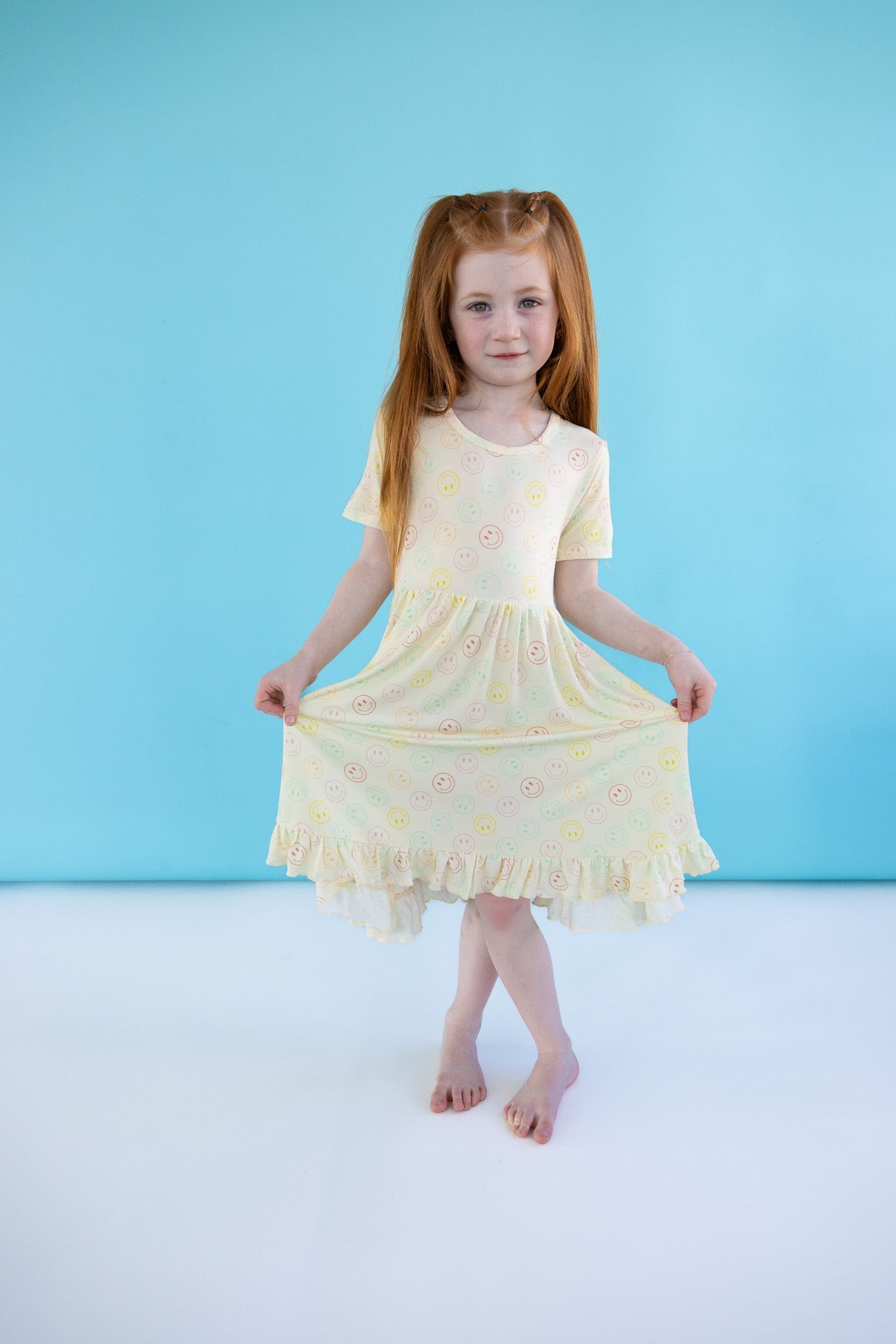 DREAM BIG LITTLE CO PASTEL SMILES DREAM RUFFLE DRESSEveretts Place