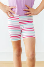 Mila & Rose ® Pastel Stripes Twirl Shorts - 