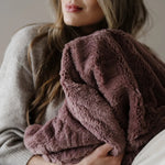 Saranoni PATTERNED FAUX FUR XL THROW BLANKETS - 