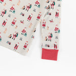 Dreamlet Paws And Claus Bamboo Pajamas Two Piece Set Dreamlet - Everetts Place Boutique - 