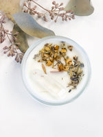 Butter Me Up Organics Serenity Organic Soy Wax Candle with Wood Wick for Peaceful Aromatherapy - Home & Garden > Decor > Home Fragrances > Candles Metaphysical