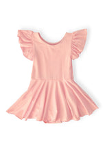 Mila & Rose ® Peach S/S Twirl Leotard - 
