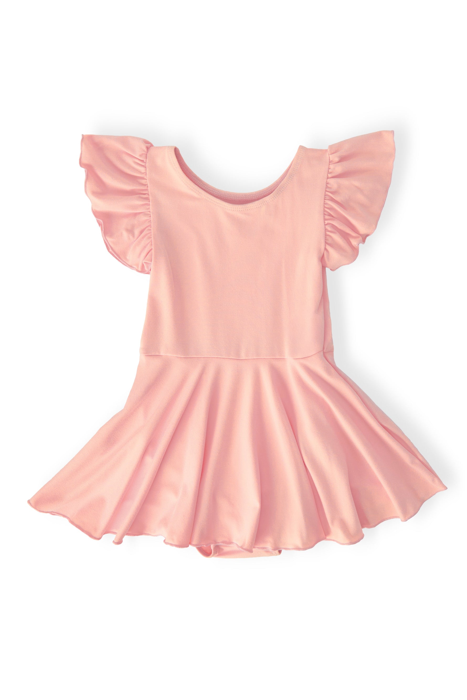 Mila & Rose ® Peach S/S Twirl Leotard - 