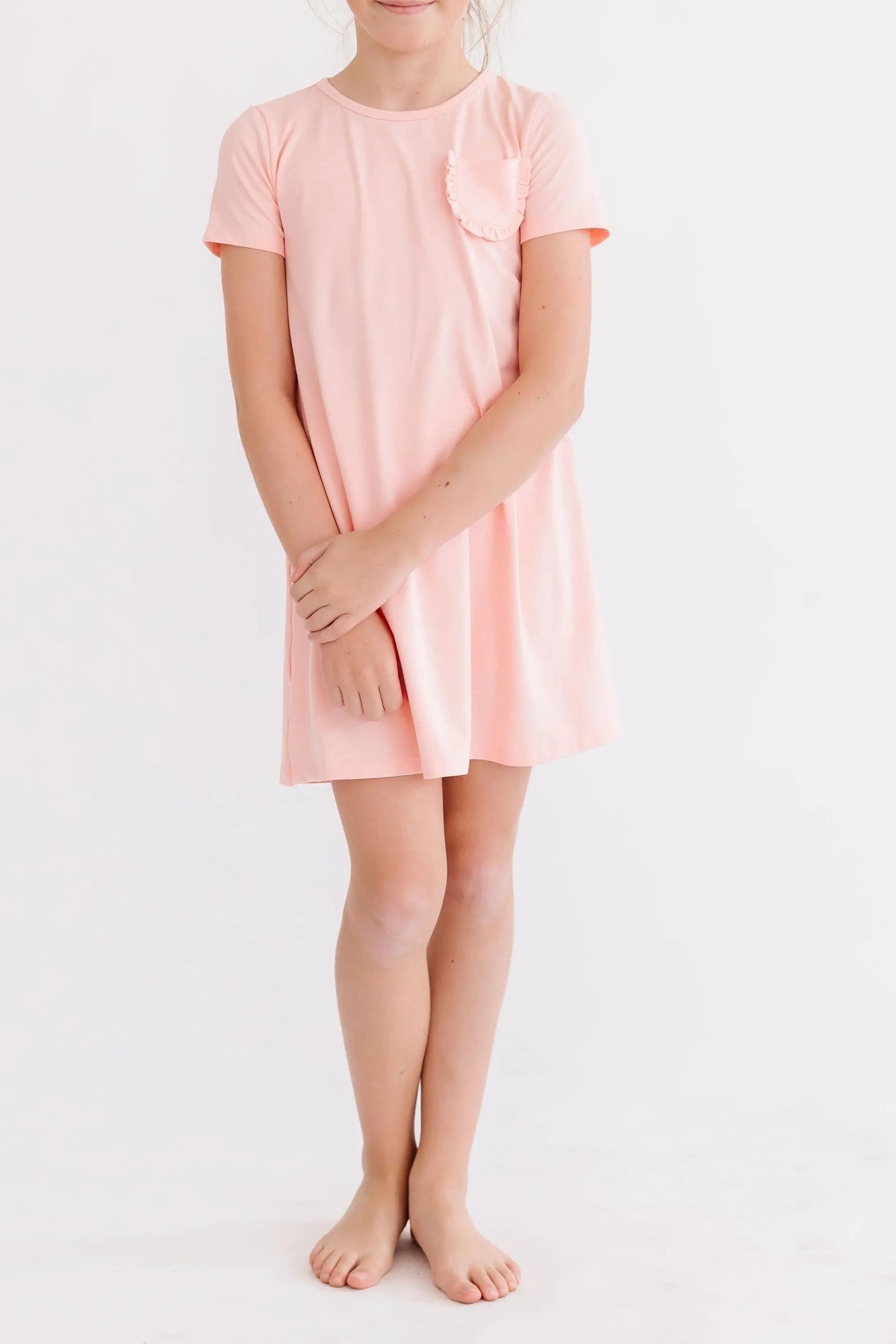 Mila & Rose ® Peach T-Shirt Dress - 