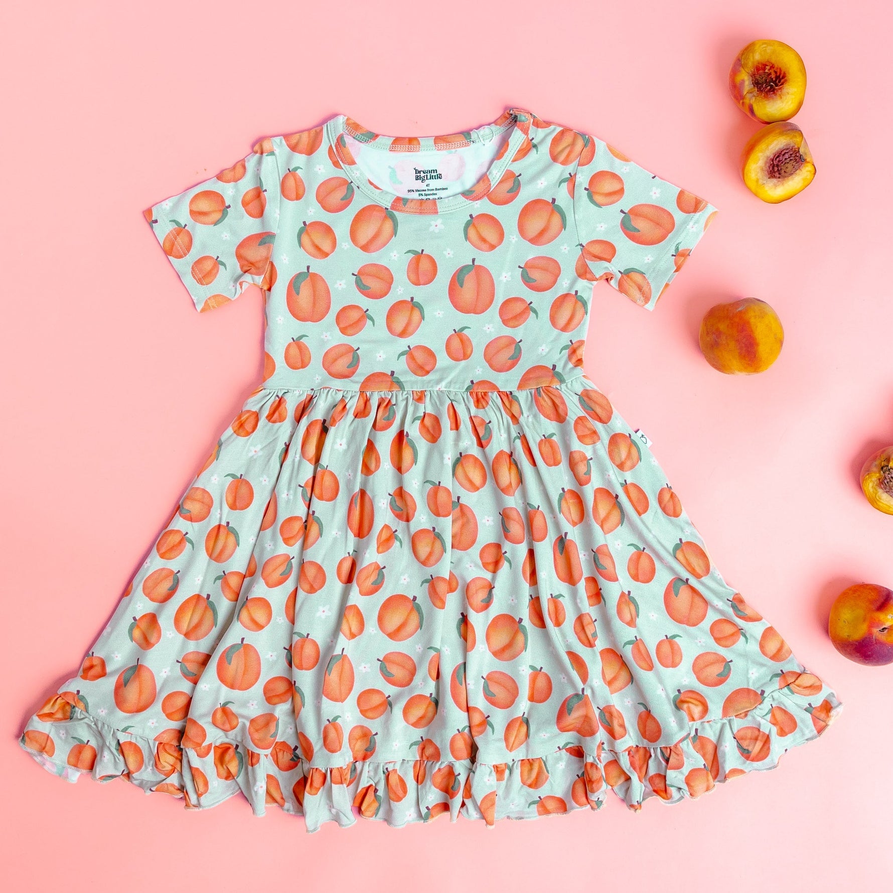 DREAM BIG LITTLE CO PEACHY - KEEN DREAM RUFFLE DRESSEveretts Place