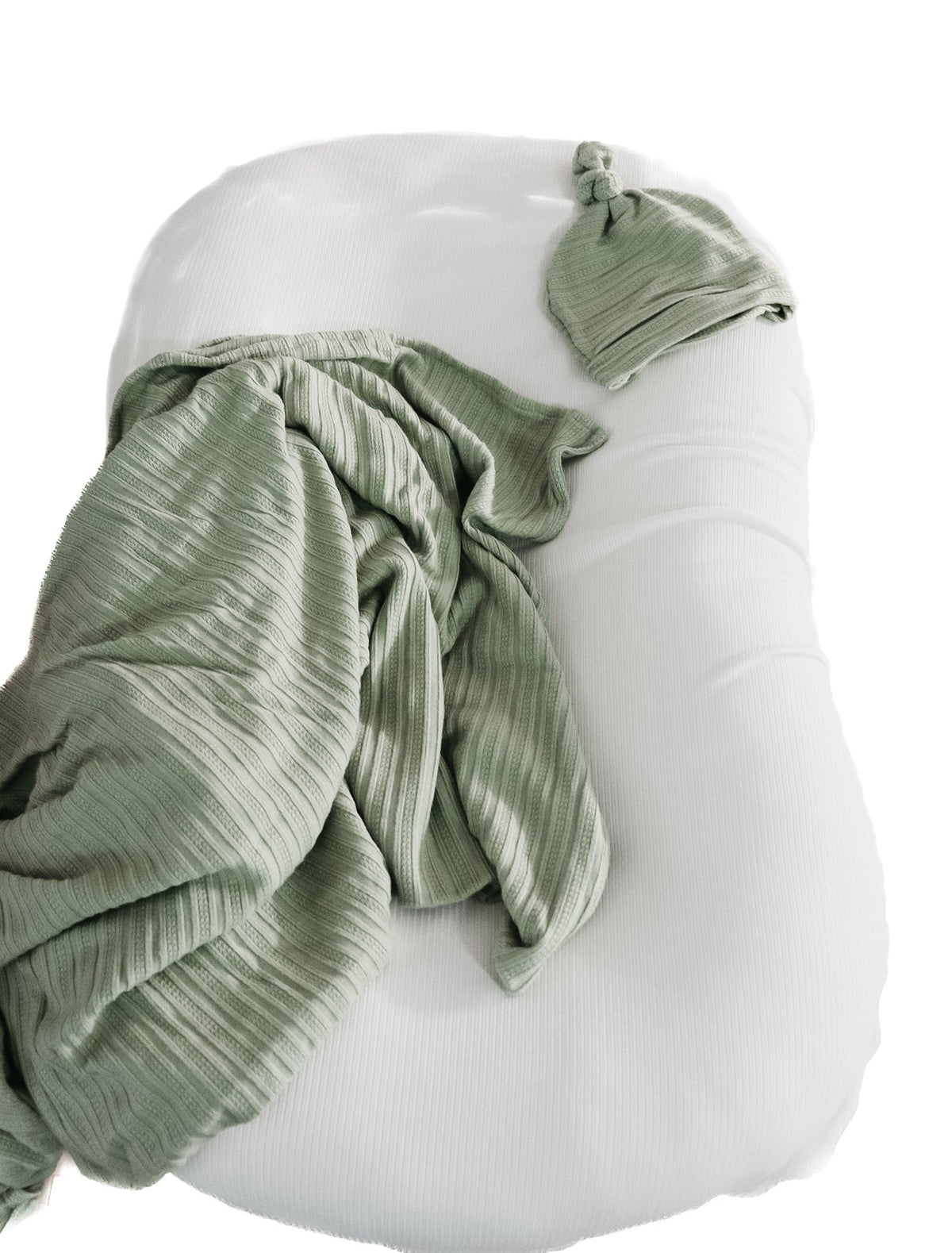 Little Mae & Co Pearl Ribbed Baby Lounger CoverEveretts Place