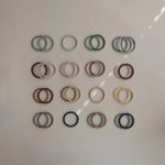 Mushie Pearl Teether Bracelet for Babies Non-Toxic Food-Grade Silicone Easy Grip Soothing Accessory -