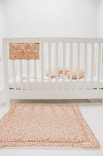 Little Mae & Co Pebble Crib Organizer Two Deep Pockets Cotton Straps - Everetts Place Boutique - 