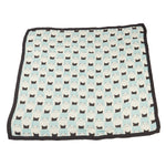 Newcastle Classics Peek A Boo Cats Bamboo Muslin Blanket with Four Layer Design for Babies - 