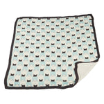 Newcastle Classics Peek A Boo Cats Bamboo Muslin Blanket with Four Layer Design for Babies - 