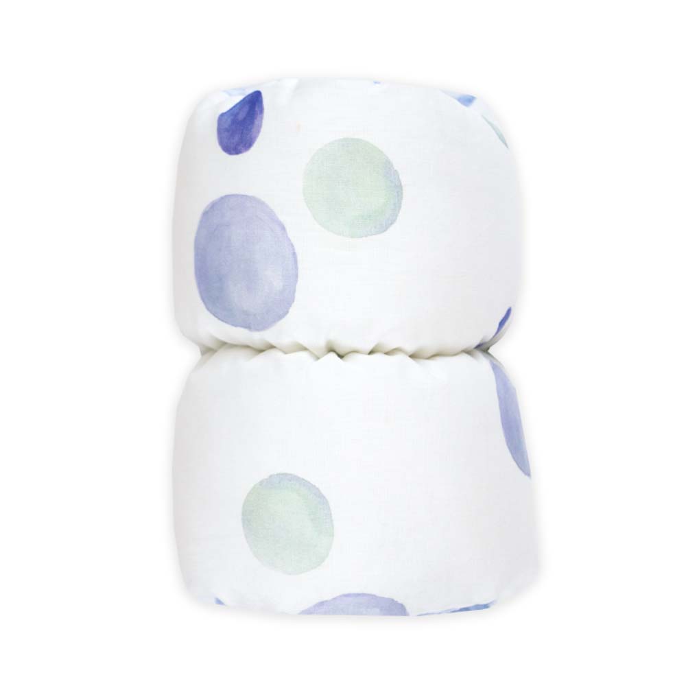 Oxford Light Blue Comfy Cradle by Goosewaddle® | Newborn Baby Blankets Toys Teethers Bibs & More