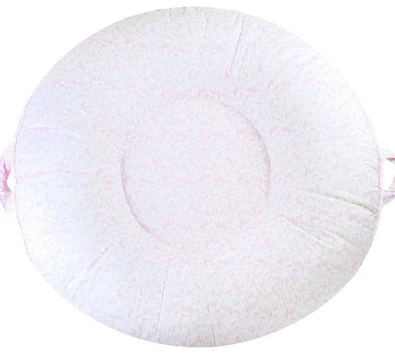 Poppy Pink Floor Cushion Goosewaddle® | Newborn Baby Blankets Toys Teethers Bibs & More