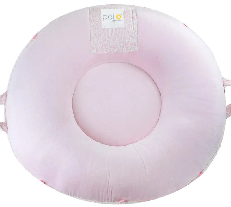 Poppy Pink Floor Cushion Goosewaddle® | Newborn Baby Blankets Toys Teethers Bibs & More