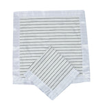 Newcastle Classics Bamboo Muslin Security Blankie with Pencil Stripe Design for Kids - Baby & Toddler > Swaddling & Receiving Blankets > Receiving Blankets Bamboo Security Blanket