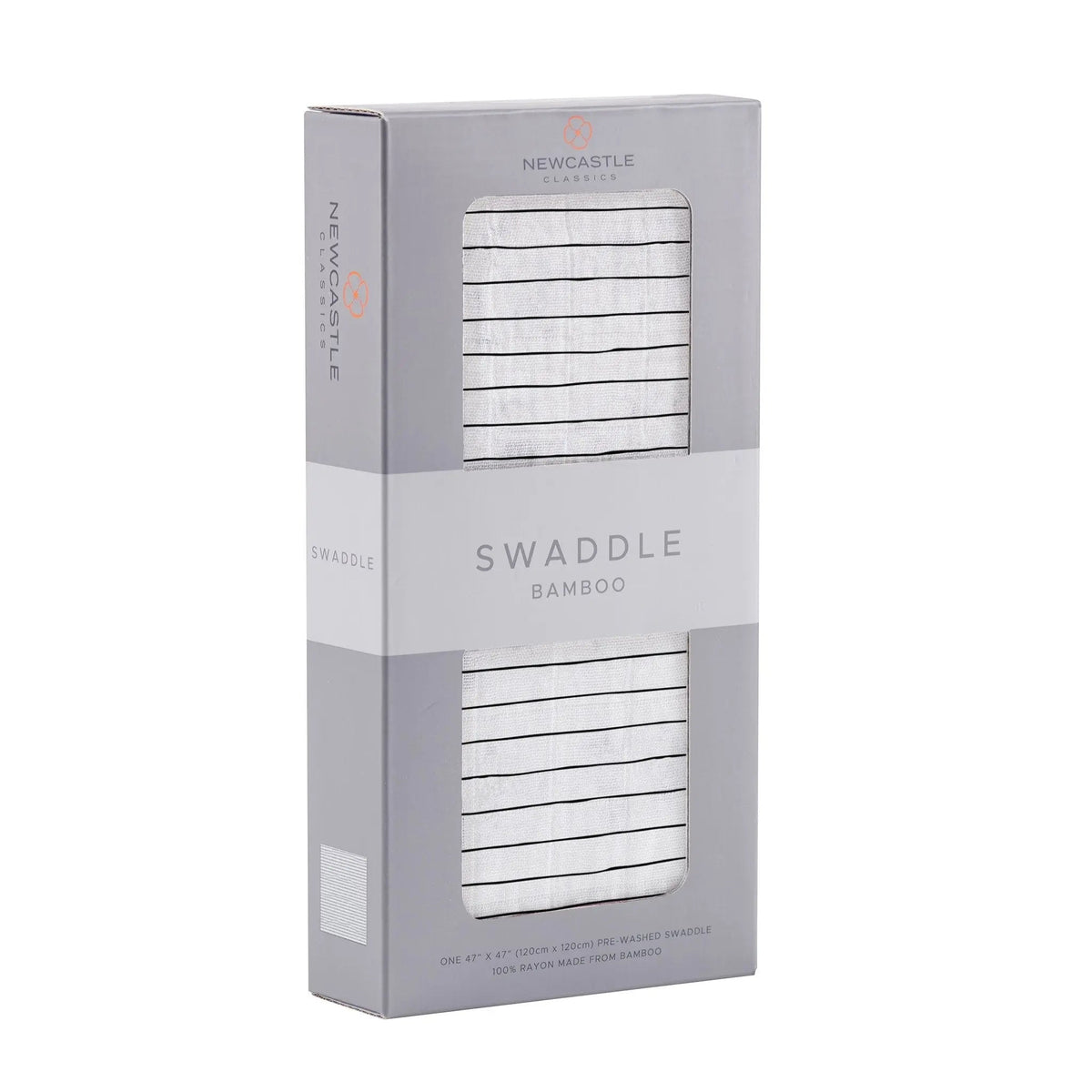 Newcastle Classics Pencil Stripe Bamboo Swaddle - 