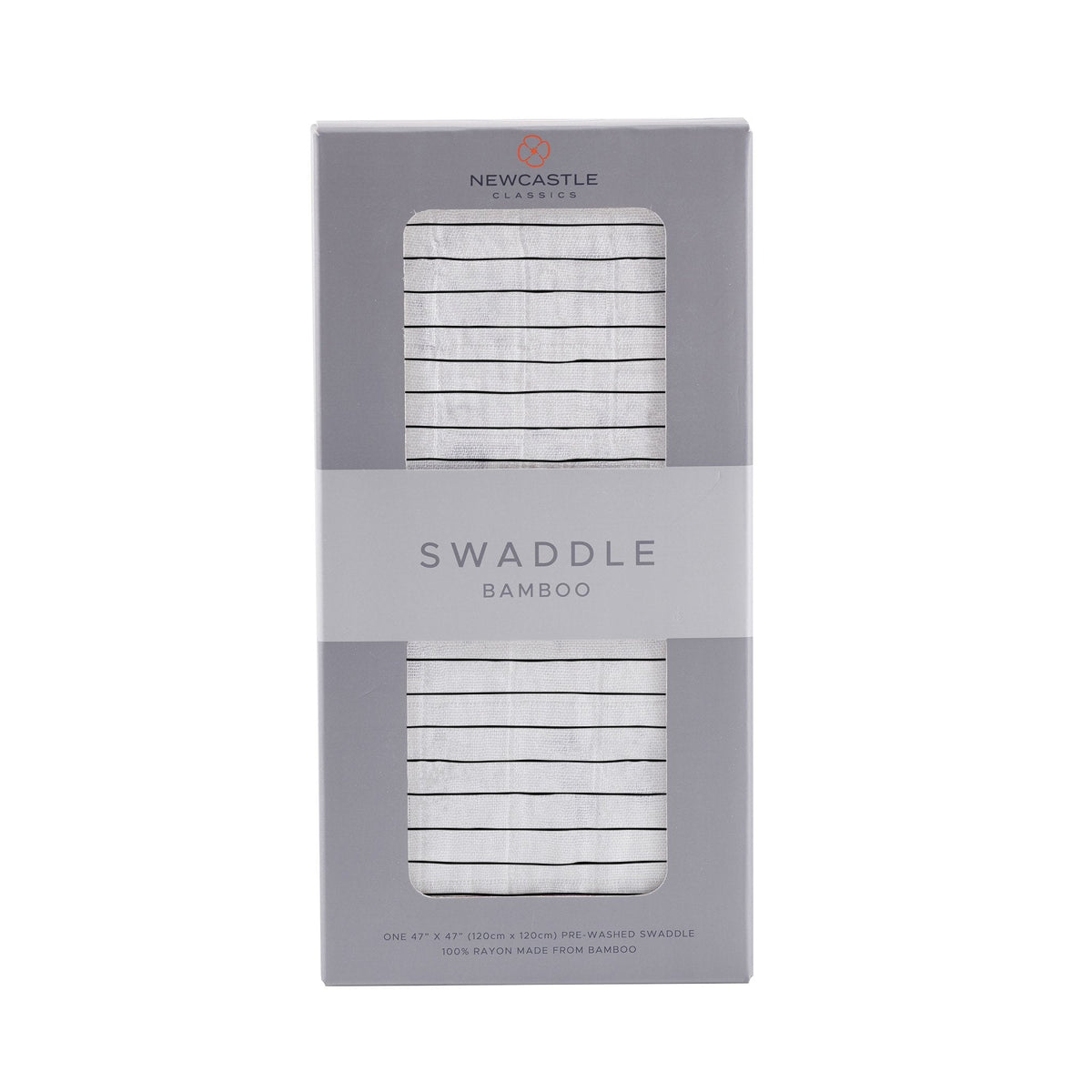 Pencil Stripe Bamboo Swaddle -  | Everetts Place